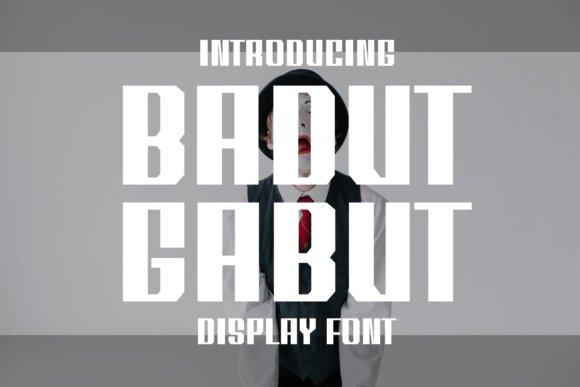 Badut Gabut: A Bold Display Font for Modern Web Design