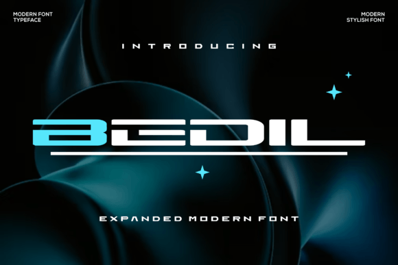 Bedil: A Bold Modern Typeface for Impactful Branding