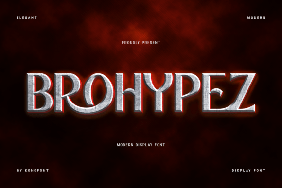 Brohypez: The Bold Display Font for Standout Branding