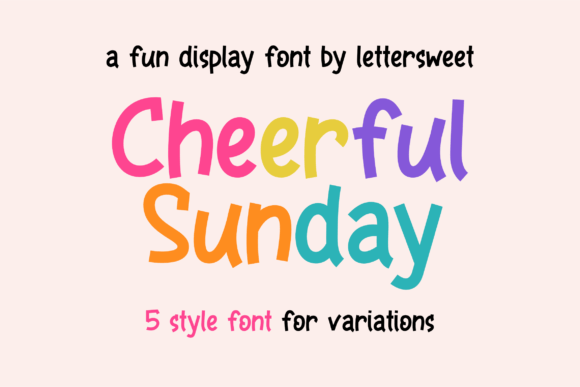 Cheerful Sunday: The Perfect Display Font for Handmade Brands
