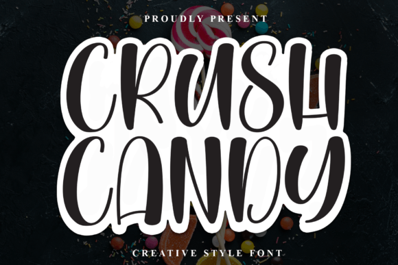 Crush Candy: A Sweet Display Font for Cheerful Editorial Design