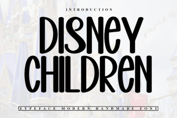 Disney Children: A Festive Typeface for Holiday Branding