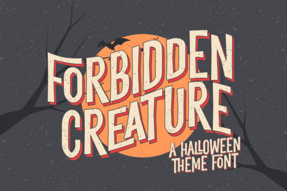 Forbidden Creature: A Playful Display Typeface for Editorial Design