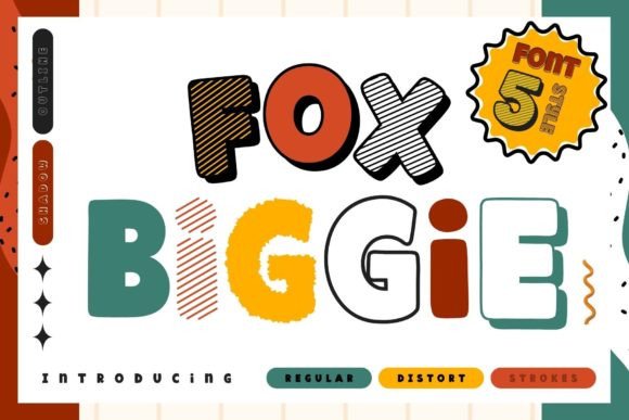 Fox Biggie: The Playful Display Font for Bold Branding Projects