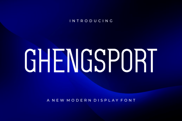 Ghengsport: The Modern Display Font for Bold Business Branding