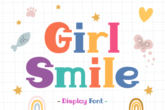 Girl Smile: A Joyful Display Font for Editorial Design