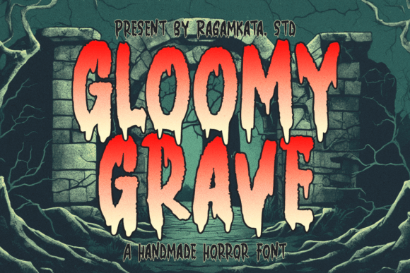 Gloomy Grave: The Ultimate Horror Display Font for Viral Campaigns