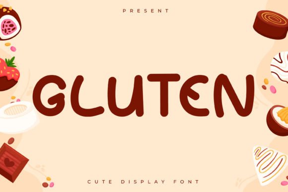 Gluten: The Playful Display Font You Need to Download