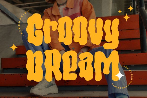 Groovy Dream: The Ultimate Retro Display Font for Creative Projects