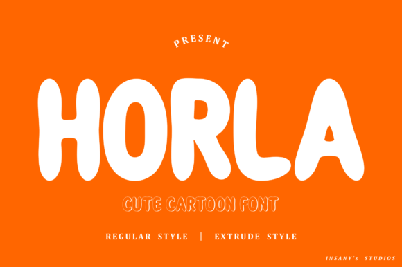 Horla: The Cute Display Font for Charming Brand Identity