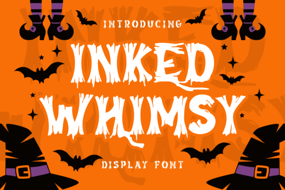 Inked Whimsy: The Spooky Display Font for Editorial Design