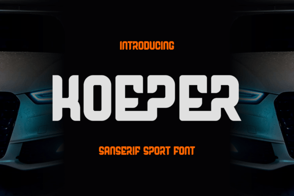Koeper: The Modern Display Font for Trendy Craft Projects