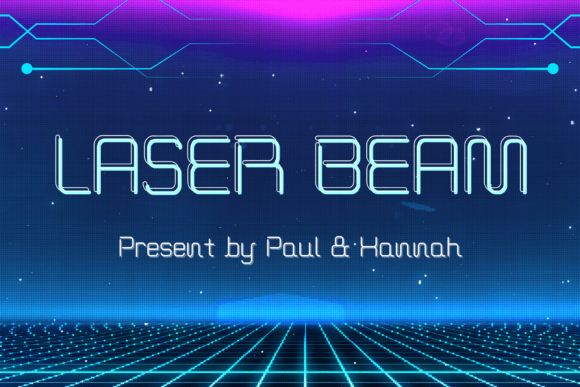 Laser Beam Font: A Powerful Display Typeface for Bold Campaigns