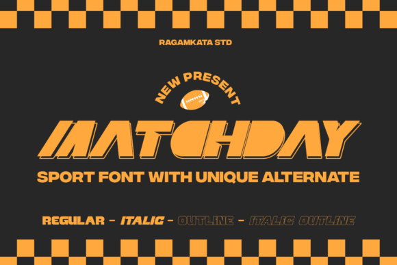 Matchday: The Sports Display Font for Modern Branding