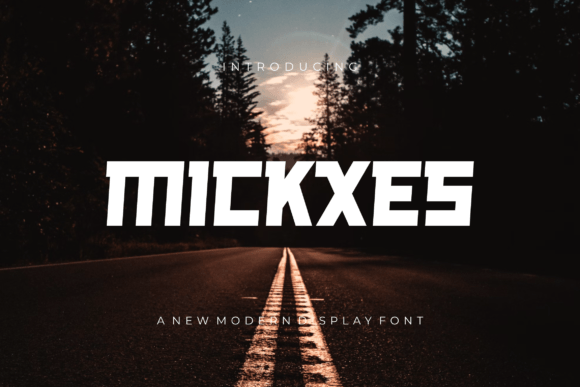 Mickxes: The Bold Display Font for Modern Business Branding