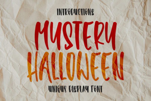 Mystery Halloween: The Premium Display Typeface for Seasonal Campaigns
