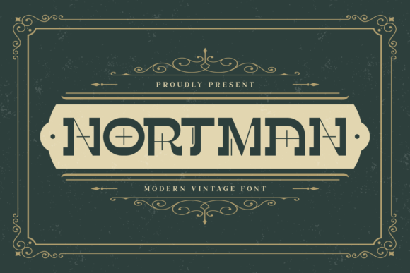 Nortman: A Bold Display Typeface for Standout Branding