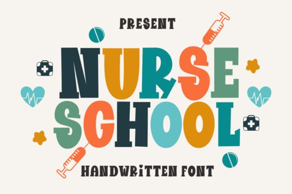 Nurse School: The Retro Display Font for Modern Web Design