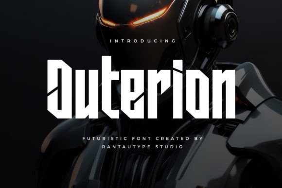 Outerion: A Futuristic Display Font for Bold Branding