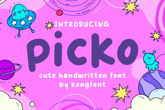 Picko Display Font: The Playful Typeface for Kids Campaigns