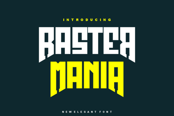 Raster Mania: A Bold Digital Typeface for Standout Branding