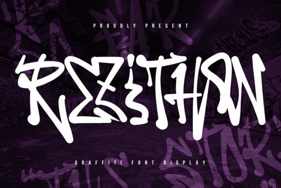 Rezithon: A Bold Display Font for Urban Editorial Design