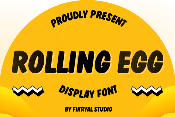Rolling Egg: The Handwritten Display Font for Bold Business Branding