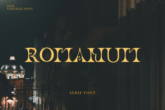 Romanum: A Modern Serif for Editorial Design