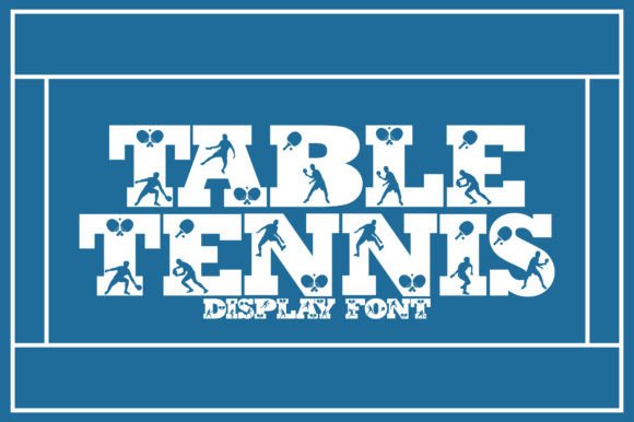 Table Tennis: The Dynamic Display Font for Bold Branding