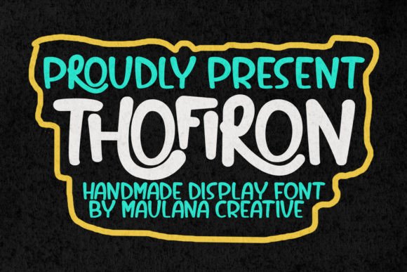 Thofiron: A Playful Display Font for Creative Projects