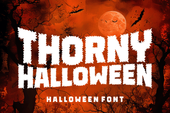 Thorny Halloween: The Premium Display Font for Spooky Editorial Design