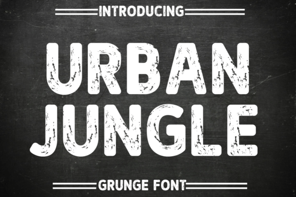 Urban Jungle: The Bold Typeface for Edgy Brand Identity