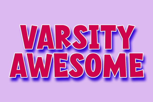 Varsity Awesome: The Perfect Display Font for Handmade Brands