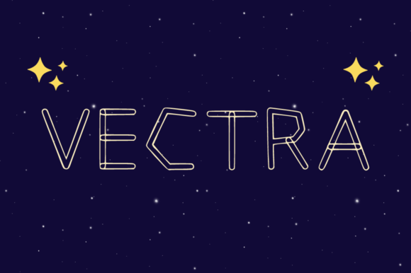 Vectra: A Retro Display Font for Modern Web Design