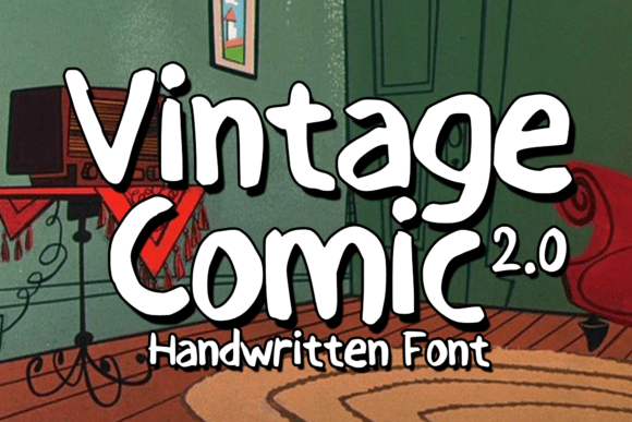 Vintage Comic 2.0 Typeface Review for Editorial Design