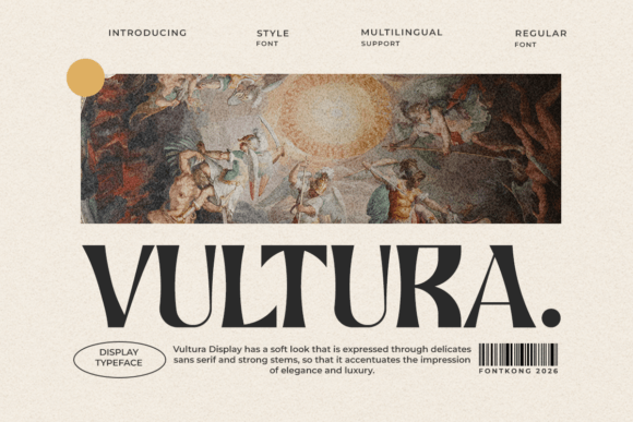 Vultura Typeface: Bold Display Fonts for High-Impact Web Design
