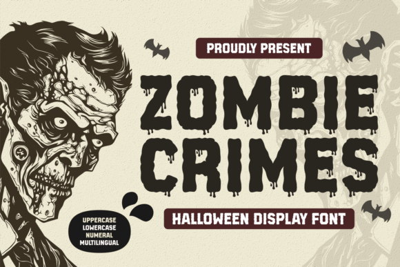 Zombie Crimes: The Spooky Display Font for Undead Branding Projects